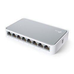 TP-Link TL-SF1008D — 8-port 10/100M Desktop Switch, 8 10/100M RJ45 ports, Plastic case