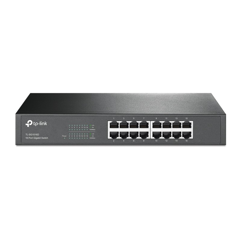 TP-Link TL-SG1016D — 16-Port Gigabit Desktop/Rackmount Switch