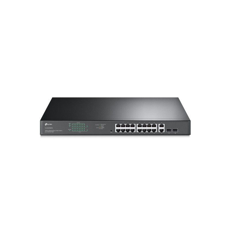 TP-Link TL-SG1218MPE — 18-Port Gigabit Easy Smart Switch with 16-Port PoE+