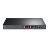 TP-Link TL-SL1218MP — 16-Port 10/100Mbps+2-Port Gigabit Rackmount Switch with 16-Port PoE+
