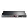 TP-Link TL-SL1218P — 16-Port 10/100 Mbps + 2-Port Gigabit Rackmount Switch with 16-Port PoE+