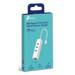 TP-Link UE330C — USB Type-C 3-Port Hub & Gigabit Ethernet Adapter