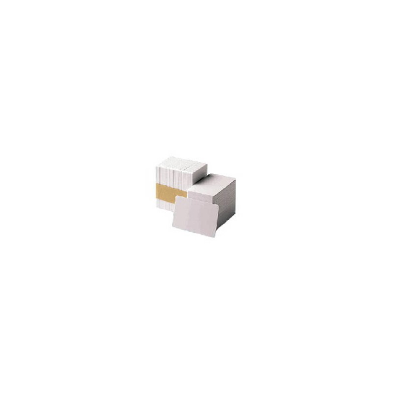 Zebra 104523-111 — white PVC cards, 30 mil (500 cards)