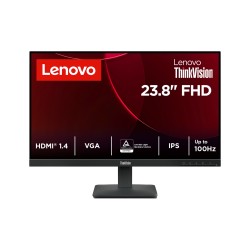 Lenovo ThinkVision S24-4e 23.8" monitor — 1x VGA + 1x HDMI