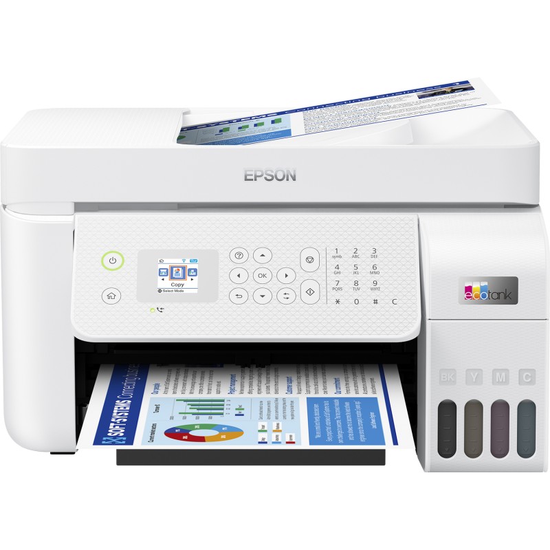 Epson EcoTank L5296 A4 Wi-Fi All-in-One Ink Tank Printer with ADF