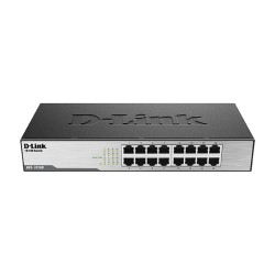 D-Link DES-1016D/B — 16-port 10/100Mbps Unmanaged standalone switch (Rack)
