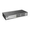 D-Link DES-1016D/B — 16-port 10/100Mbps Unmanaged standalone switch (Rack)