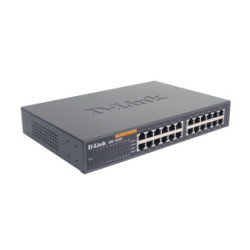 D-Link DES-1024D/E — 24-port 10/100Mbps Unmanaged standalone switch (Rack)
