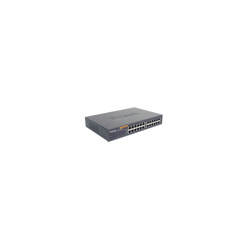 D-Link DES-1024D/E — 24-port 10/100Mbps Unmanaged standalone switch (Rack)