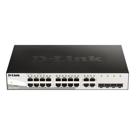 D-Link DGS-1210-20 — 16-Port 10/100/1000Base-T with 4 Combo 1000BaseT/SFP ports Smart Switch