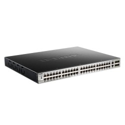 D-Link DGS-3130-54PS — 48 10/100/1000BASE-T PoE ports + 2 10G Base-T + 4 10G SFP+ ports