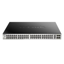 D-Link DGS-3130-54PS — 48 10/100/1000BASE-T PoE ports + 2 10G Base-T + 4 10G SFP+ ports