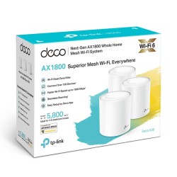 TP-Link Deco X20(3-pack) — AX1800 Whole Home Mesh Wi-Fi System