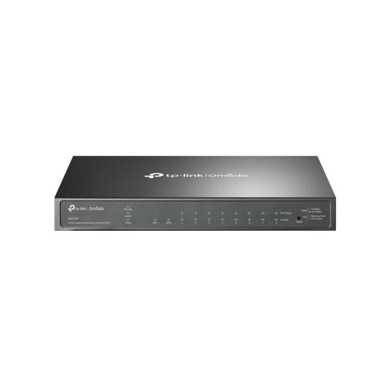 TP-Link SG2210P — Omada 10-Port Gigabit Smart Switch with 8-Port PoE+