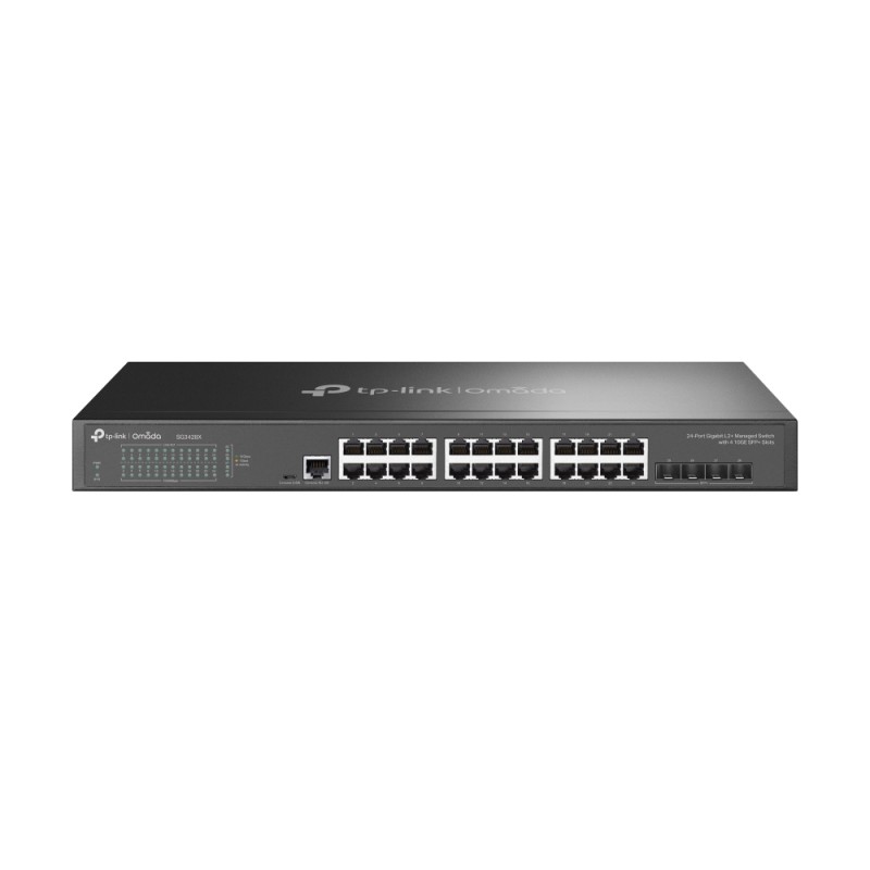TP-Link SG3428X — Omada 24-Port Gigabit L2+ Managed Switch with 4 10GE SFP+ Slots