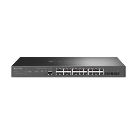 TP-Link SG3428XMP — Omada 24-Port Gigabit and 4-Port 10GE SFP+ L2+ Managed Switch with 24-Port